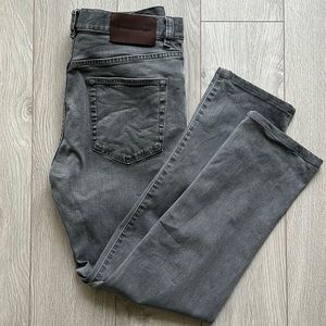 Ermenegildo Zegna gray straight leg jeans